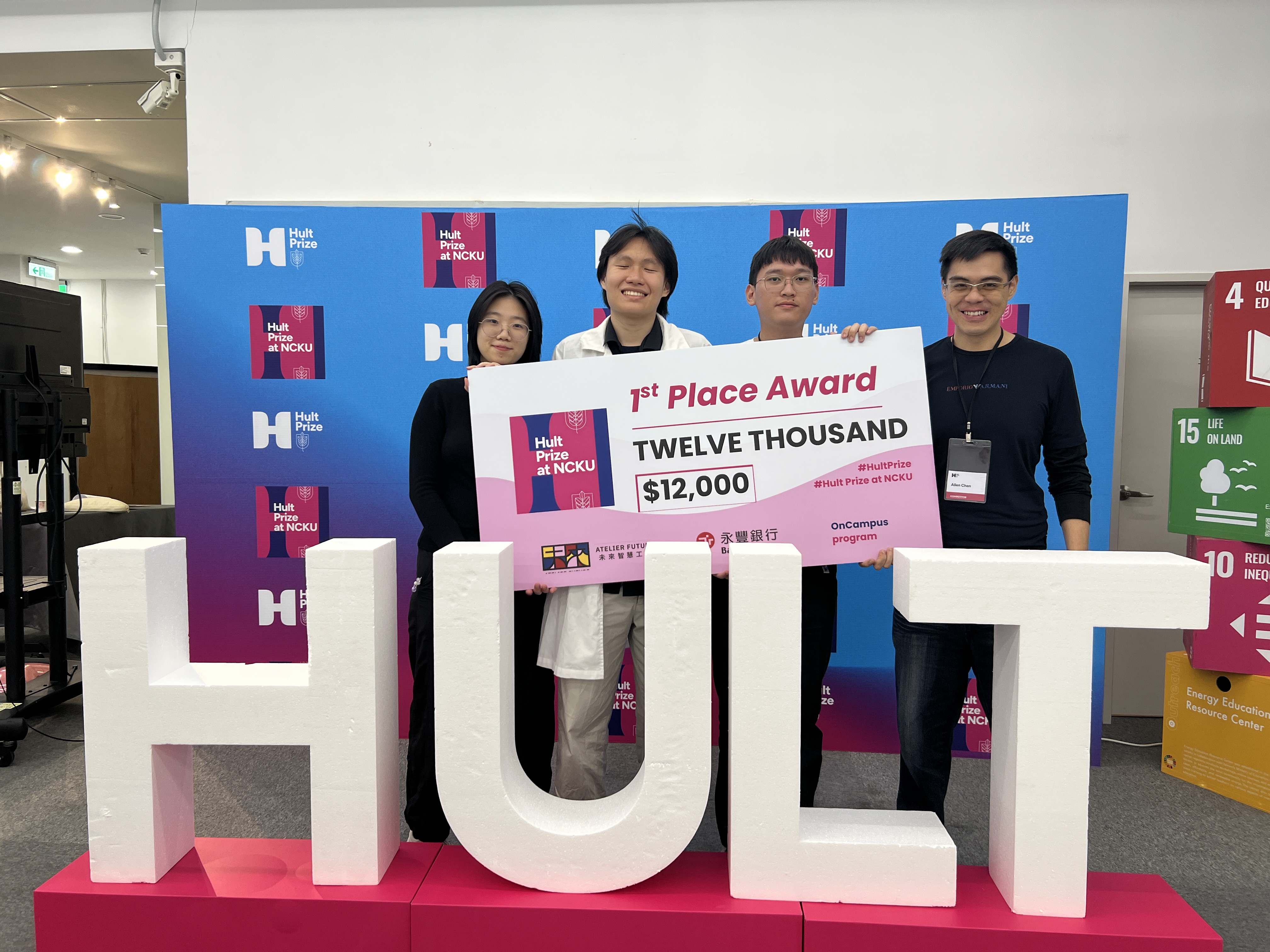 FAST, Hult Prize at NCKU champion