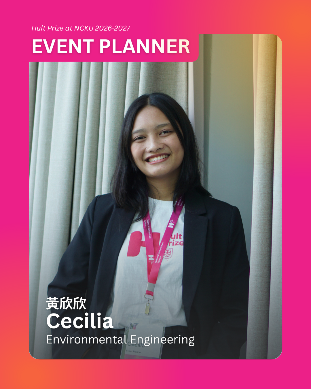 Cecilia, Event Planner, Hult Prize at NCKU